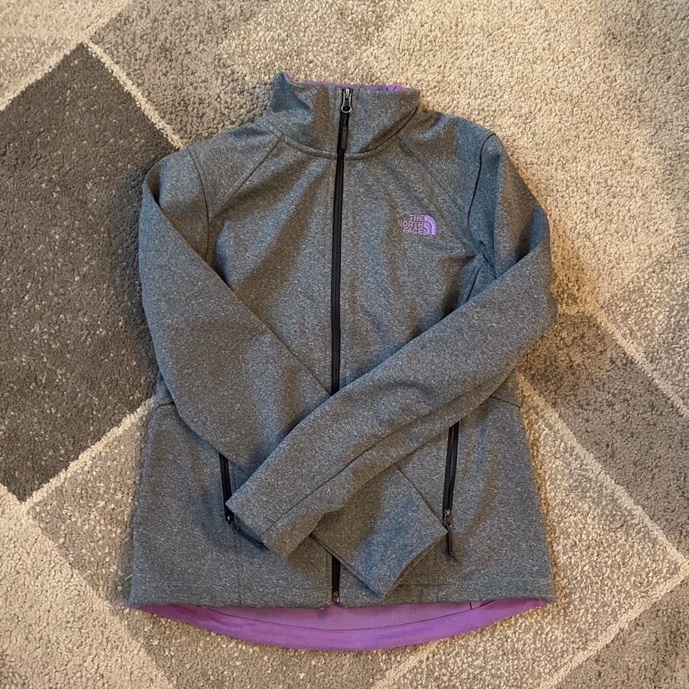 Gray North Face Jacket